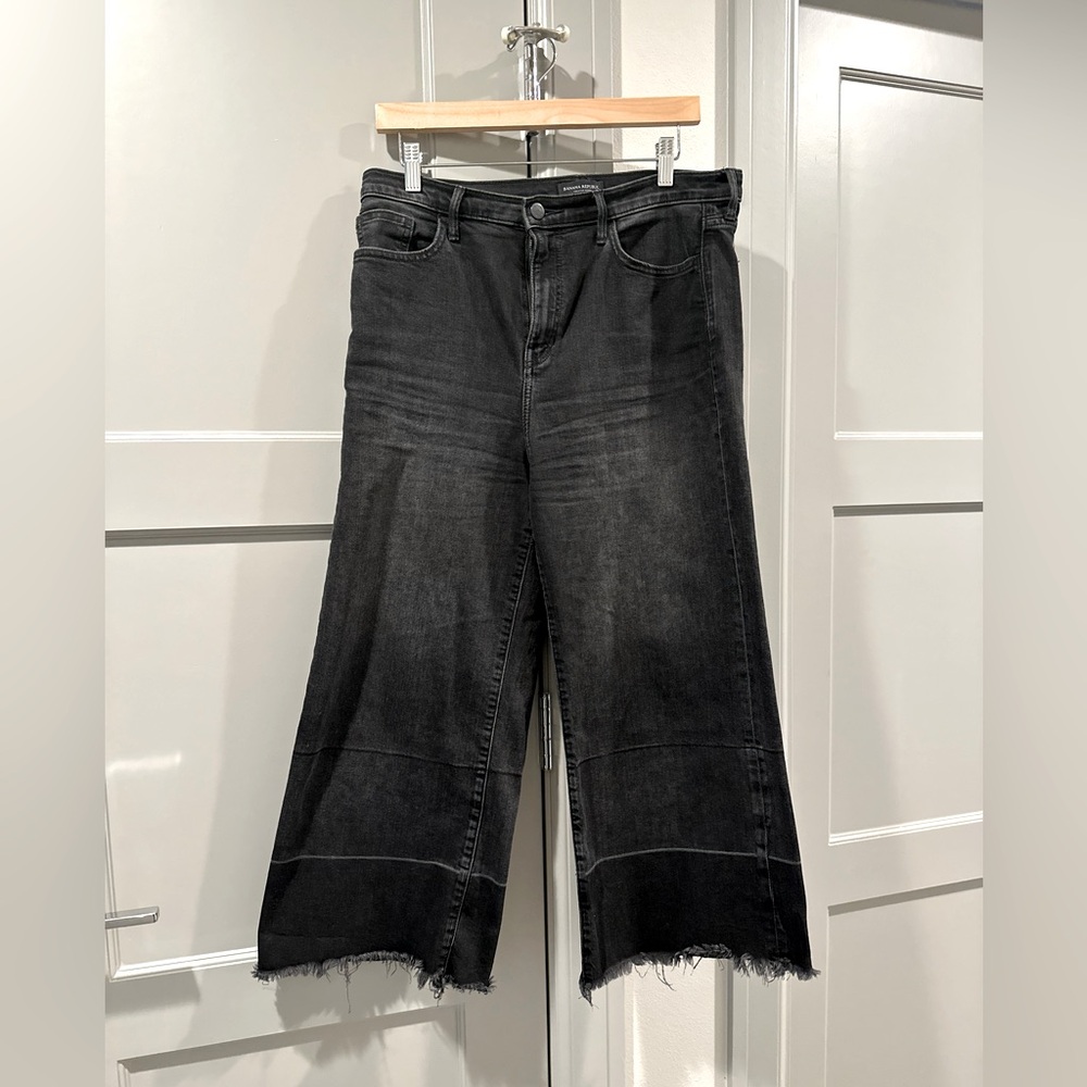 Banana Republic high rise wide leg crop